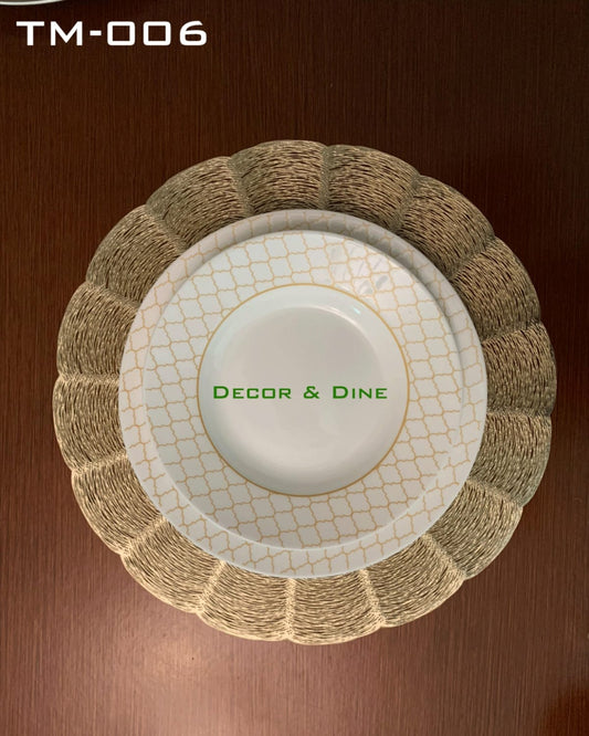 Table Mat - Round Design TM-006